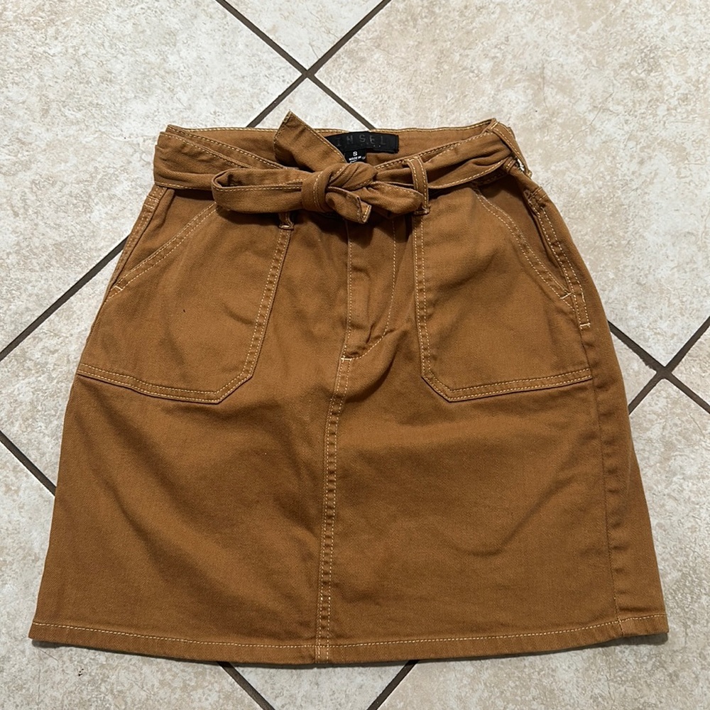 Belted Skirt